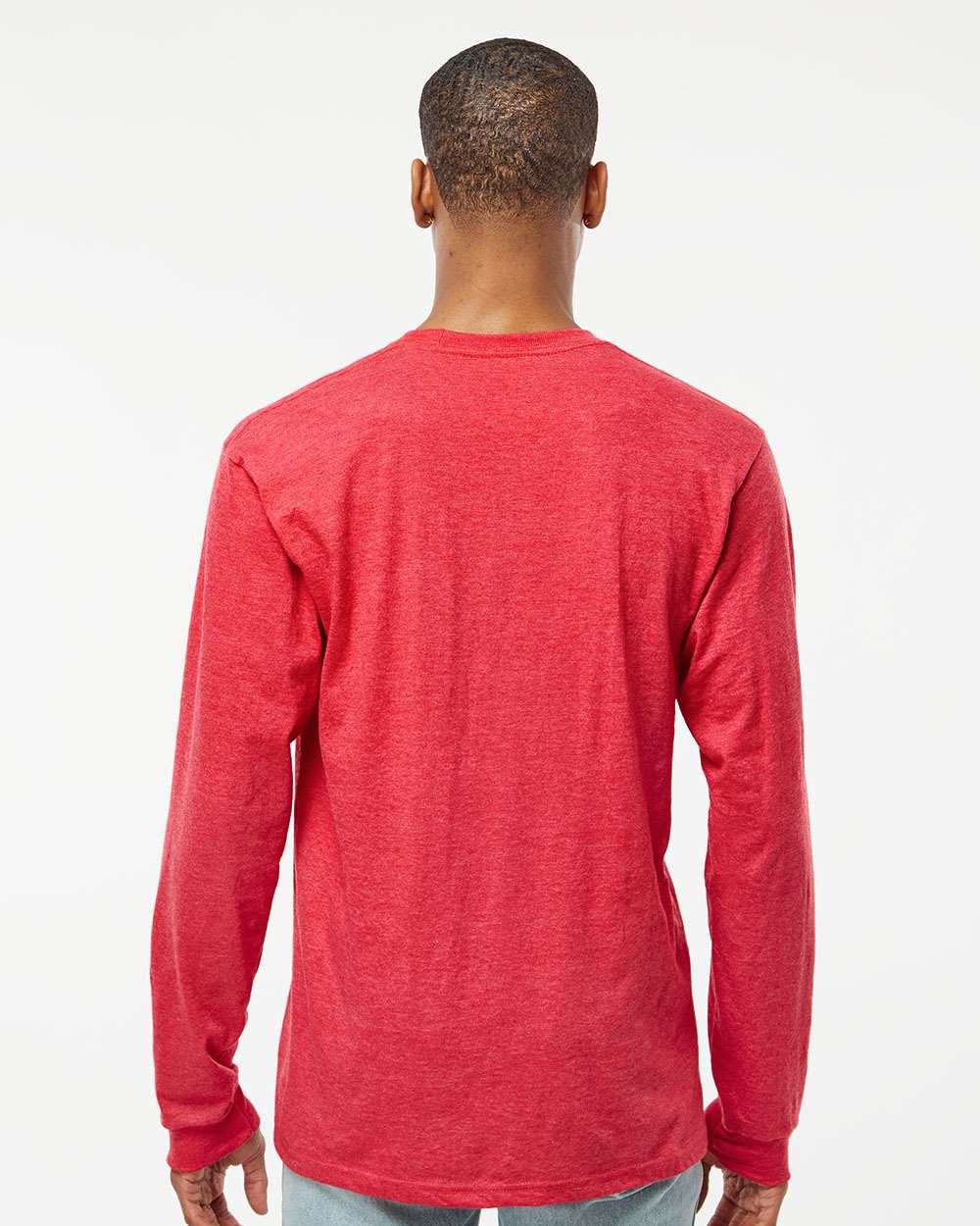 Heather Red - Model Back 