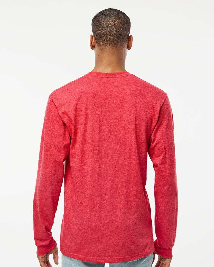 Heather Red - Model Back 