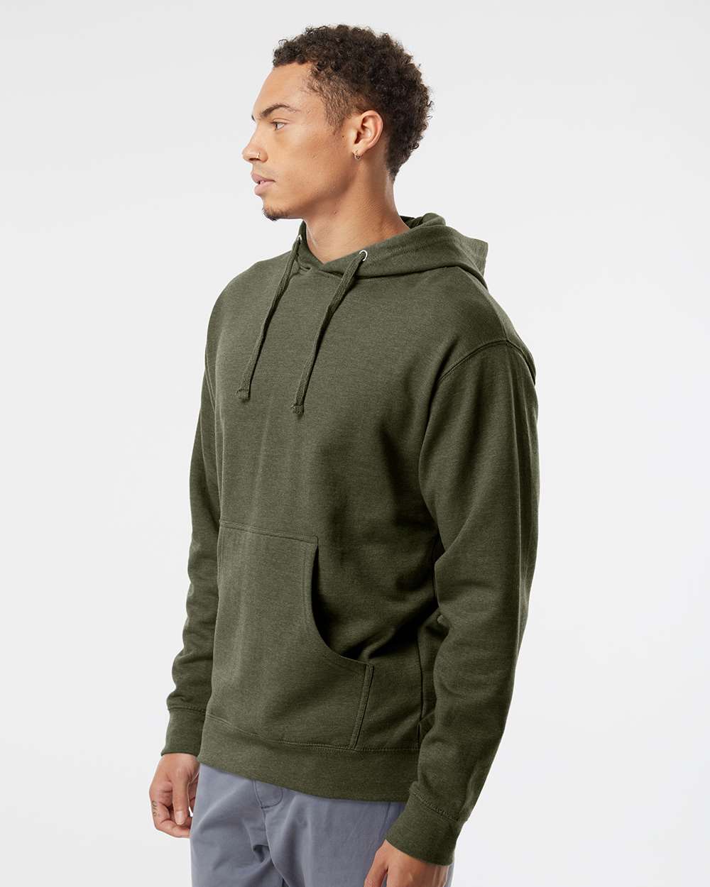 Army Heather - Model Side 