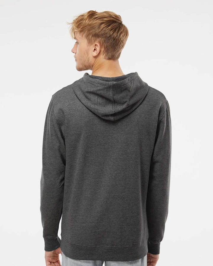Charcoal Heather - Model Back 