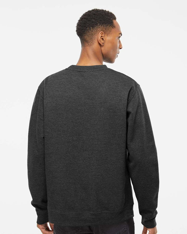 Charcoal Heather - Model Back 