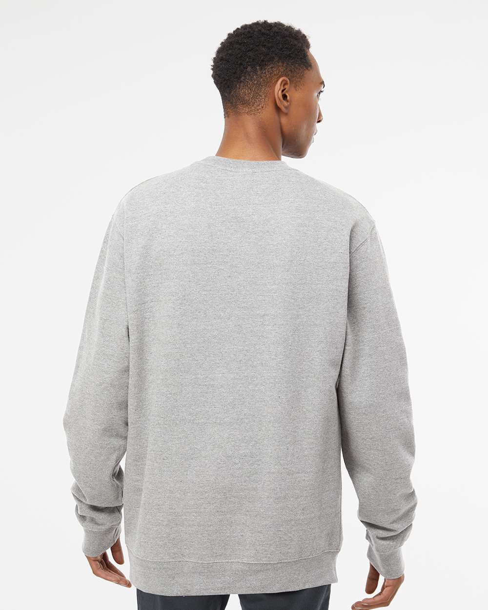 Grey Heather - Model Back 