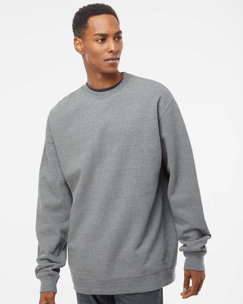 Gunmetal Heather - Model Front 