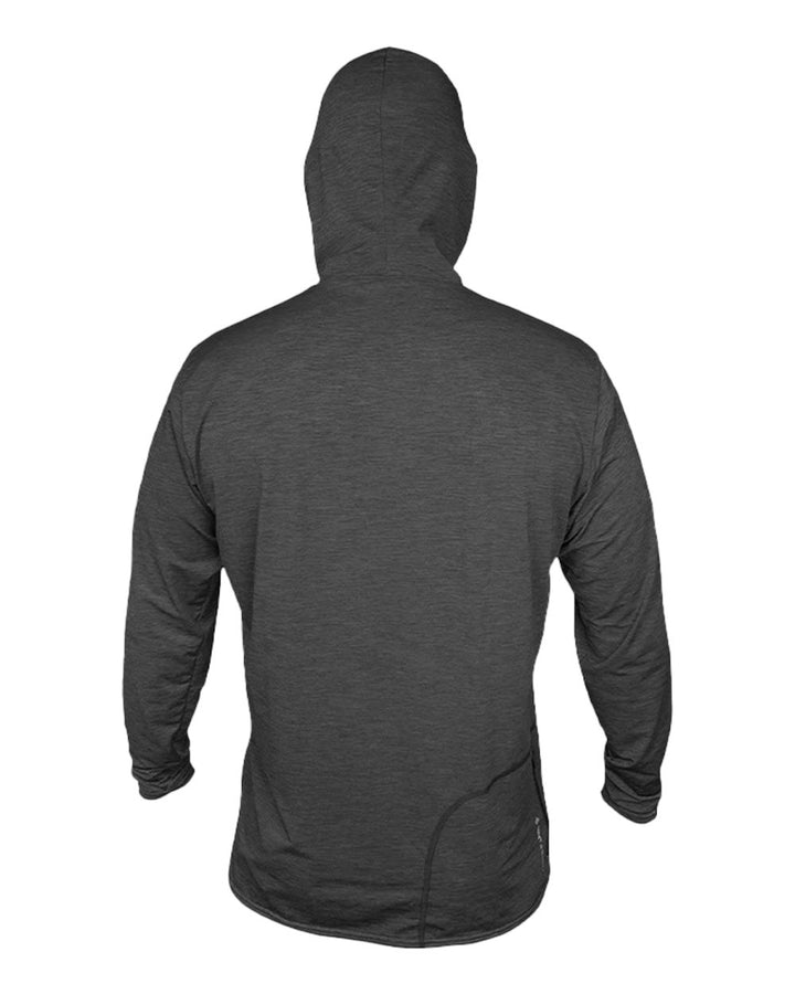 Charcoal Heathered - Back 