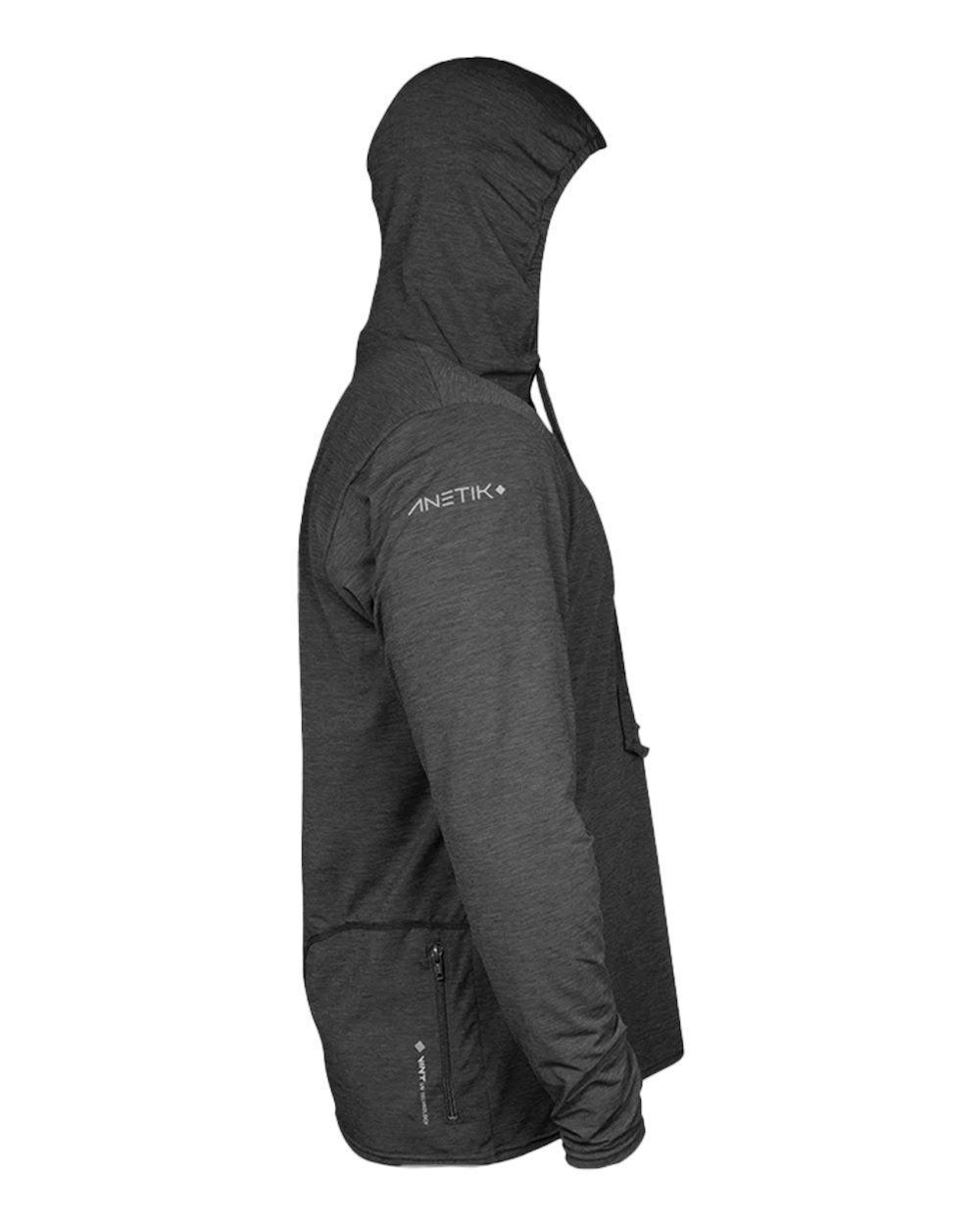 Charcoal Heathered - Direct Side 