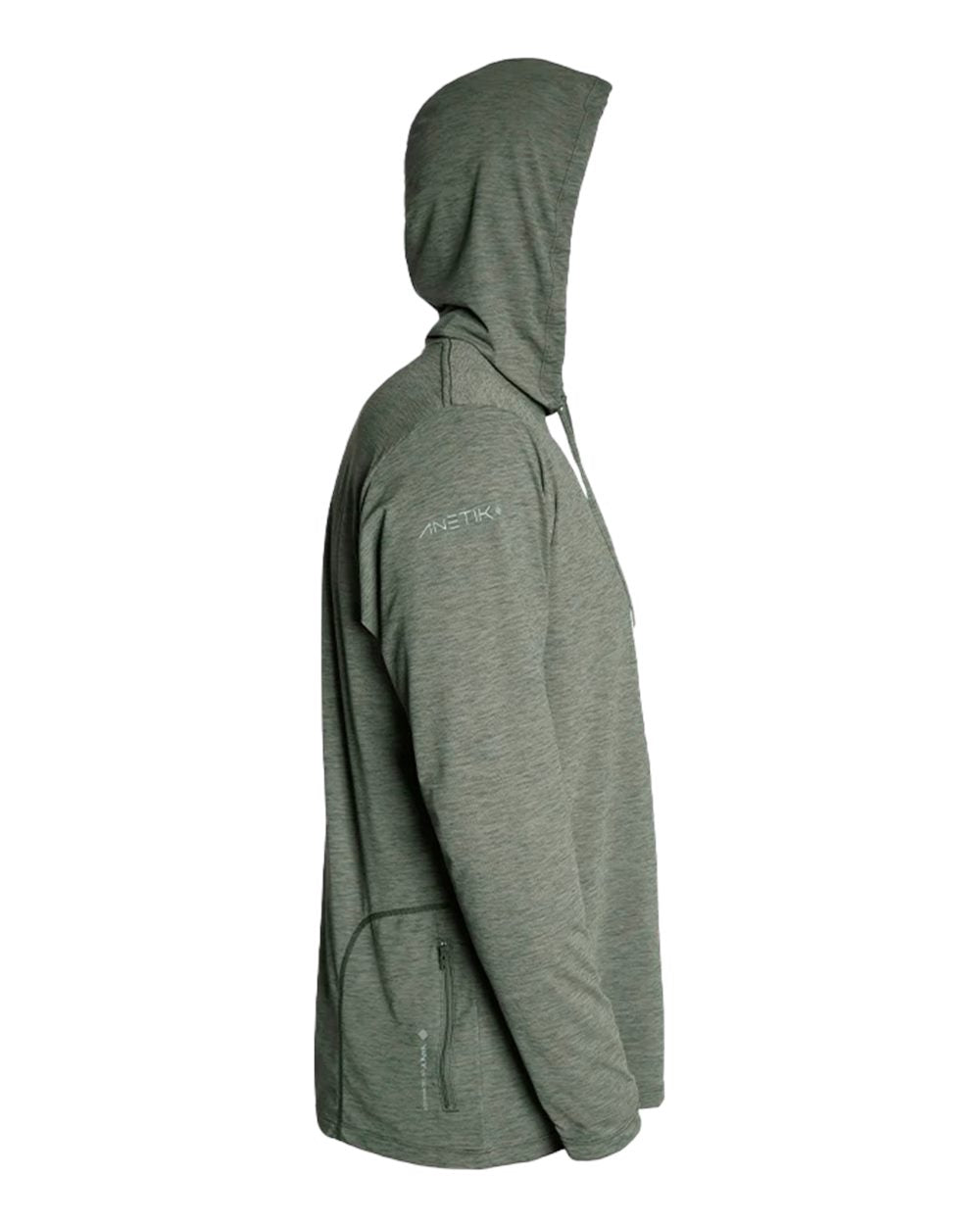 Dark Olive Heathered - Direct Side 