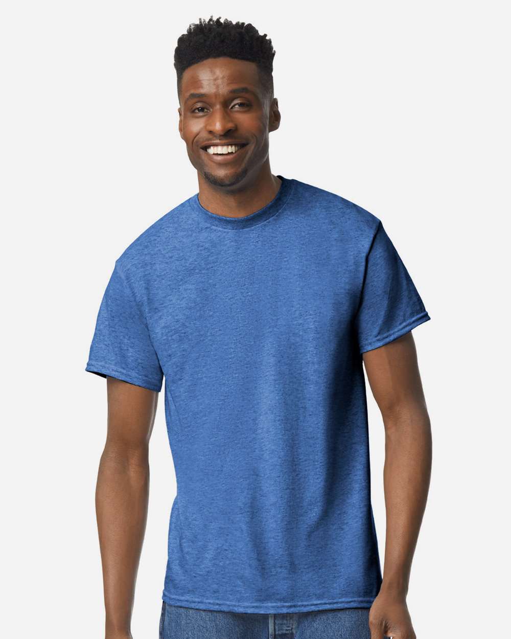 Heather Deep Royal - Model Front 