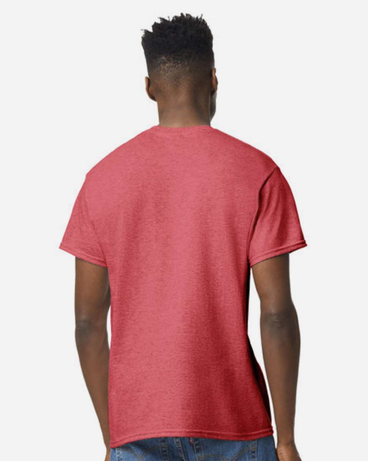 Heather Scarlet Red - Model Back 