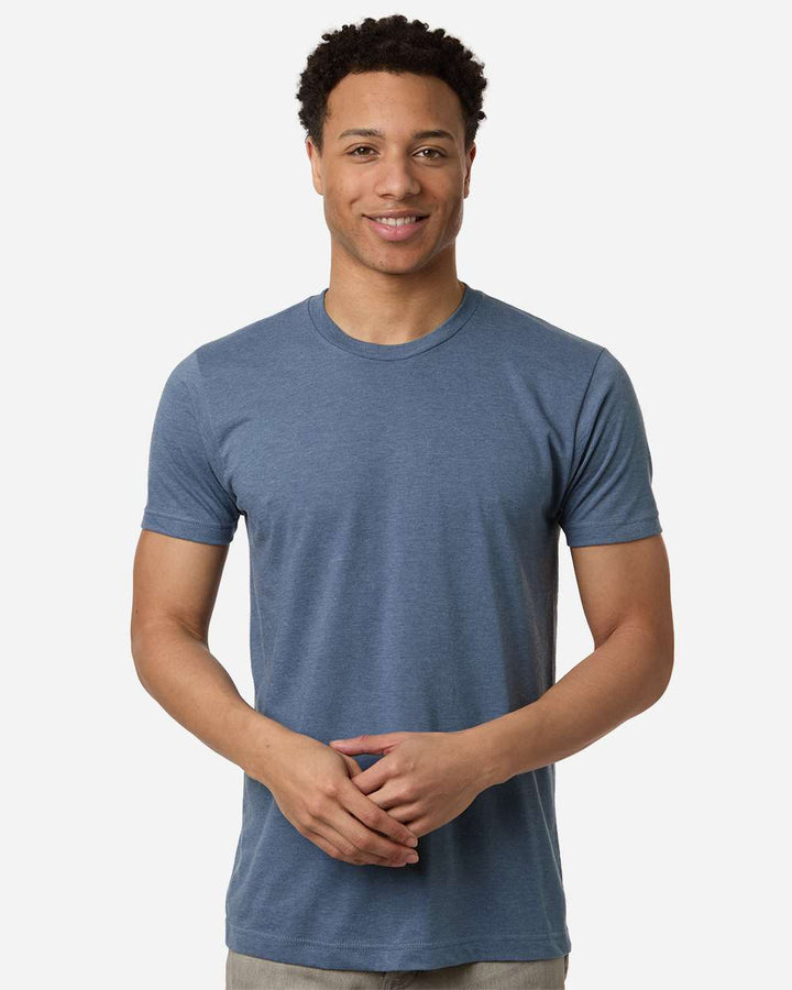 Heather Indigo Blue - Model Front 