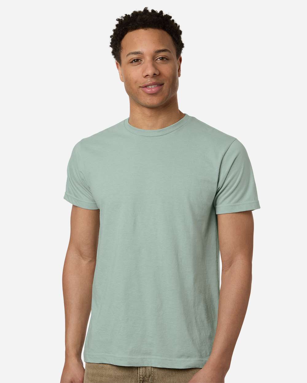 Heather Light Sage - Model Front 