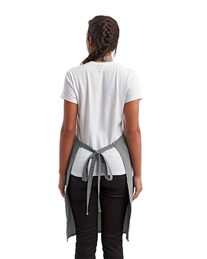 Grey Denim - Model Back 