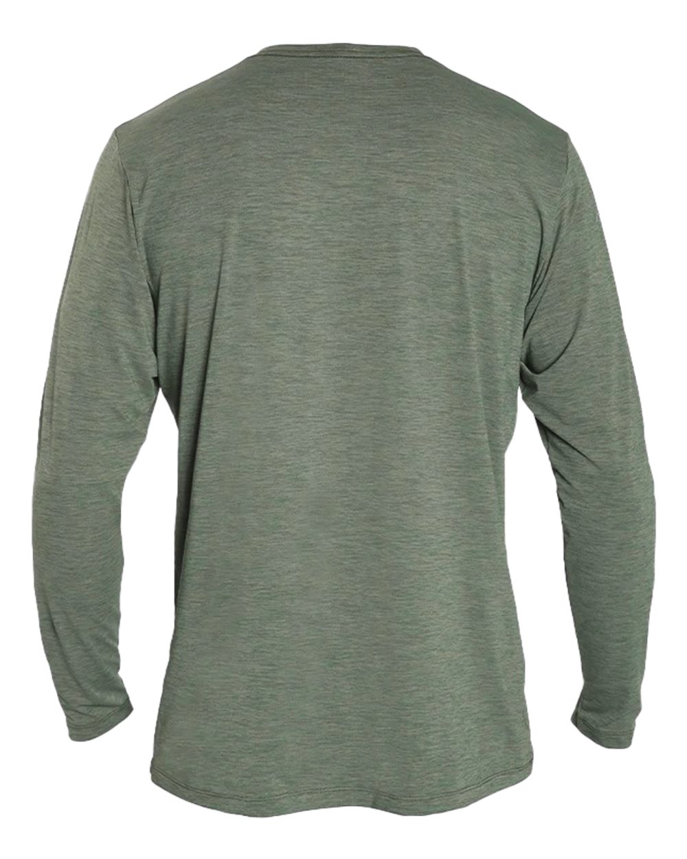 Dark Olive Heathered - Back 