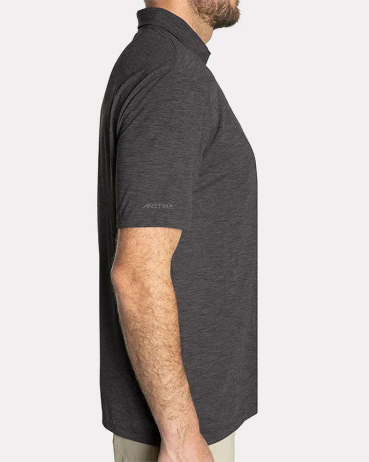 Charcoal Heathered - Model Side 