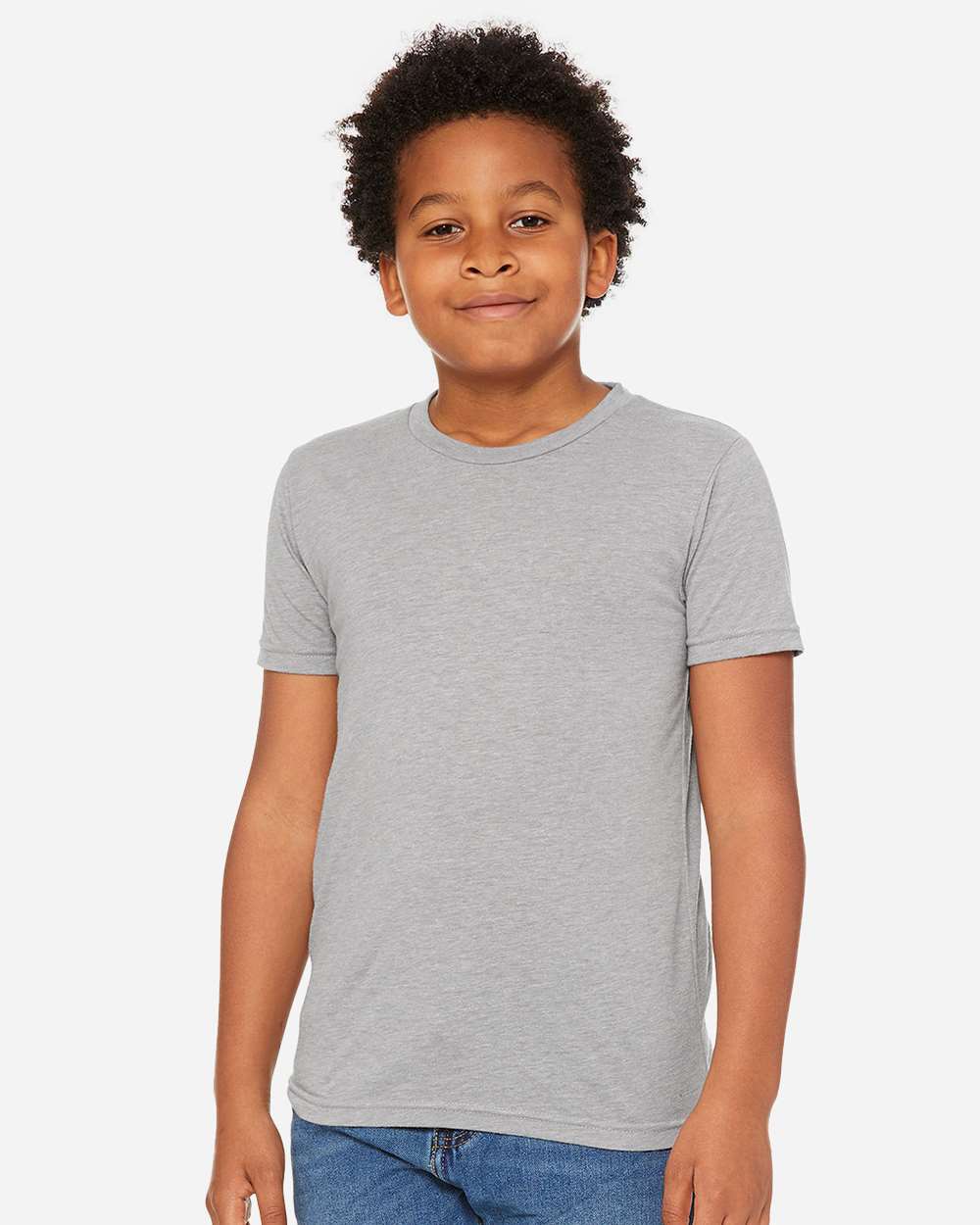 Athletic Grey Triblend - Model Front 