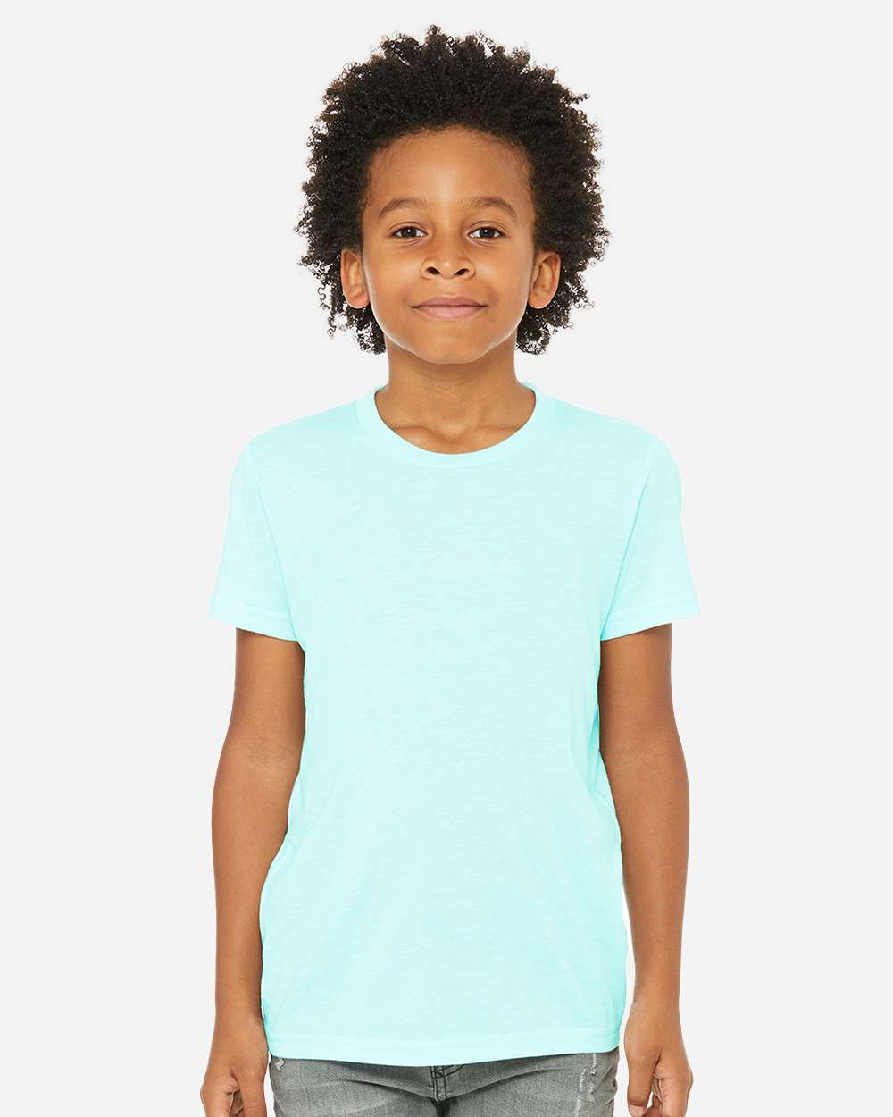 Ice Blue Triblend - Model Front 