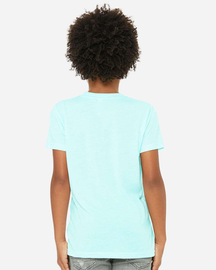 Ice Blue Triblend - Model Back 