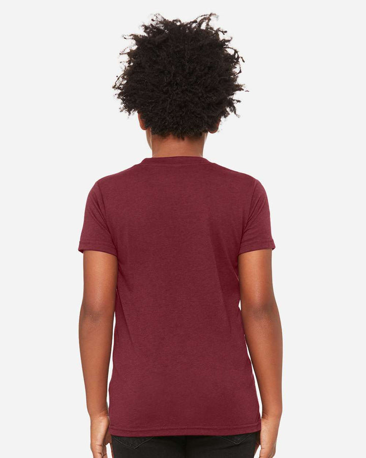 Maroon Triblend - Model Back 
