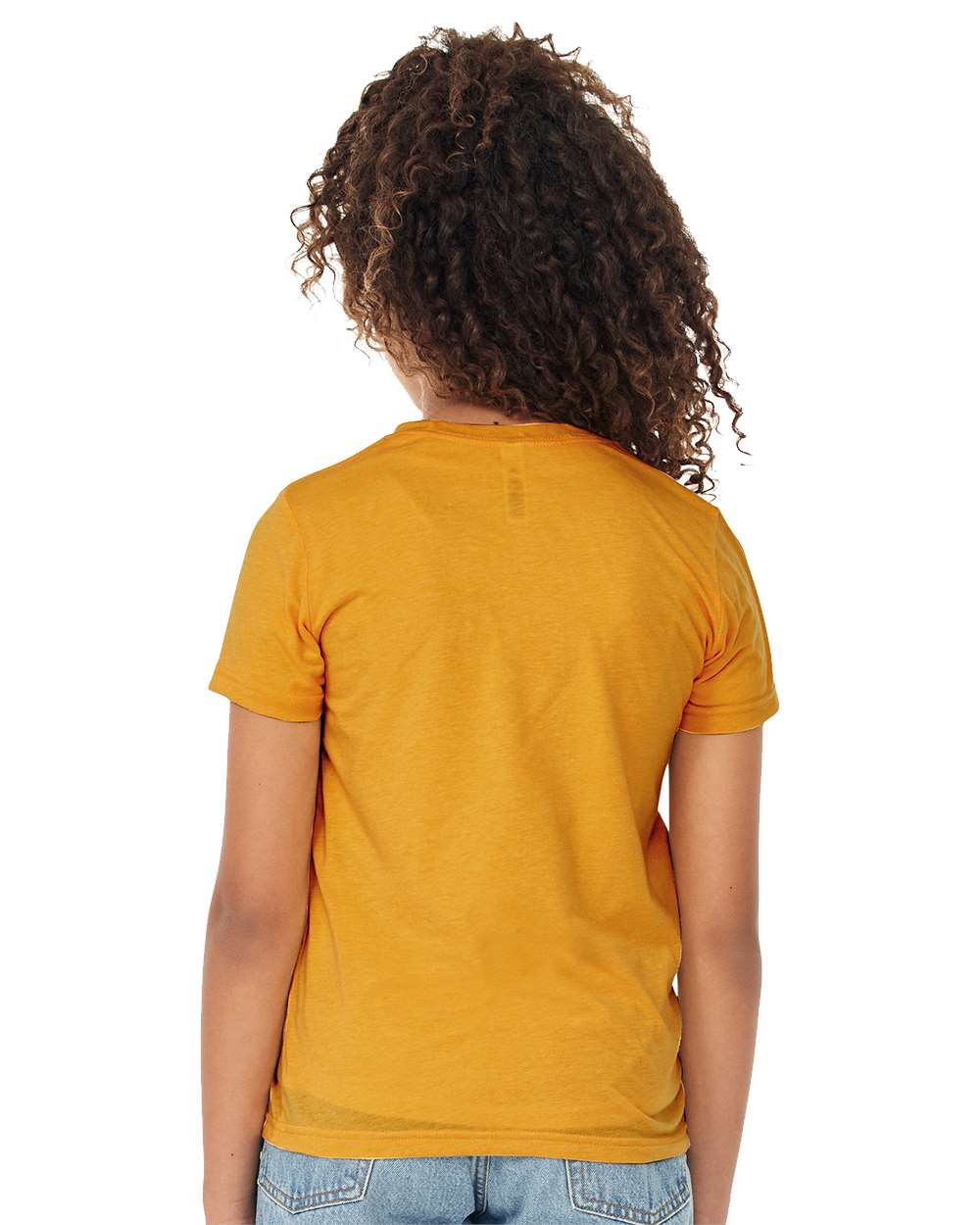 Mustard Triblend - Model Back 