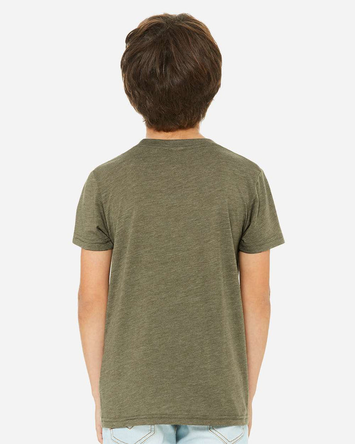 Olive Triblend - Model Back 