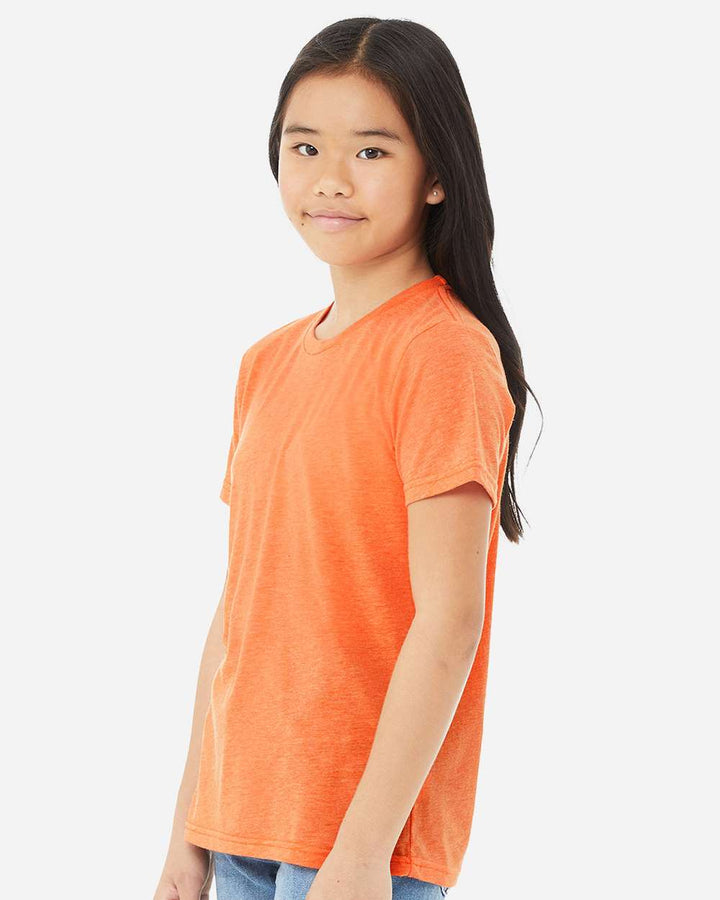 Orange Triblend - Model Side 