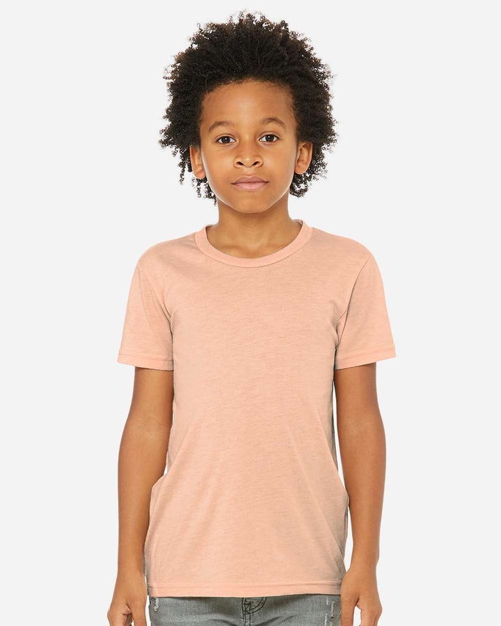 Peach Triblend - Model Front 