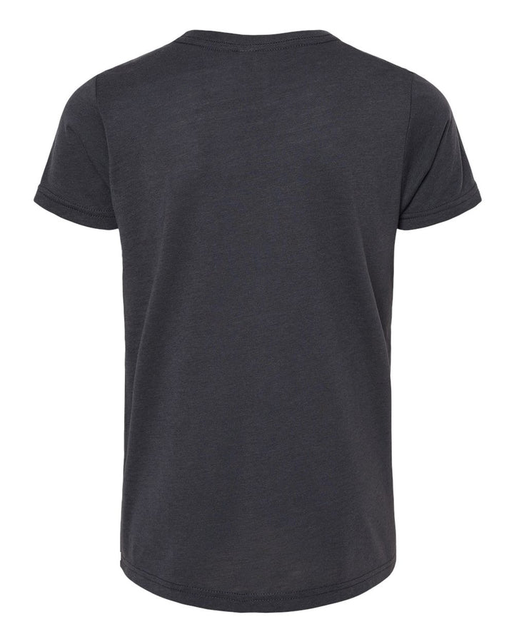 Solid Dark Grey Triblend - Back 