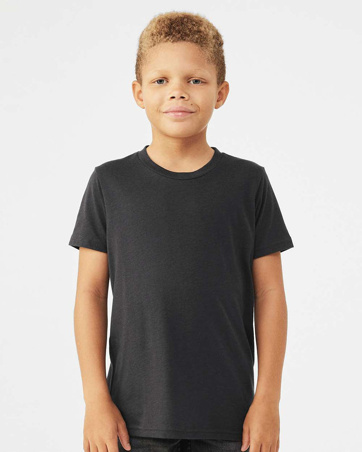 Solid Dark Grey Triblend - Model Front 