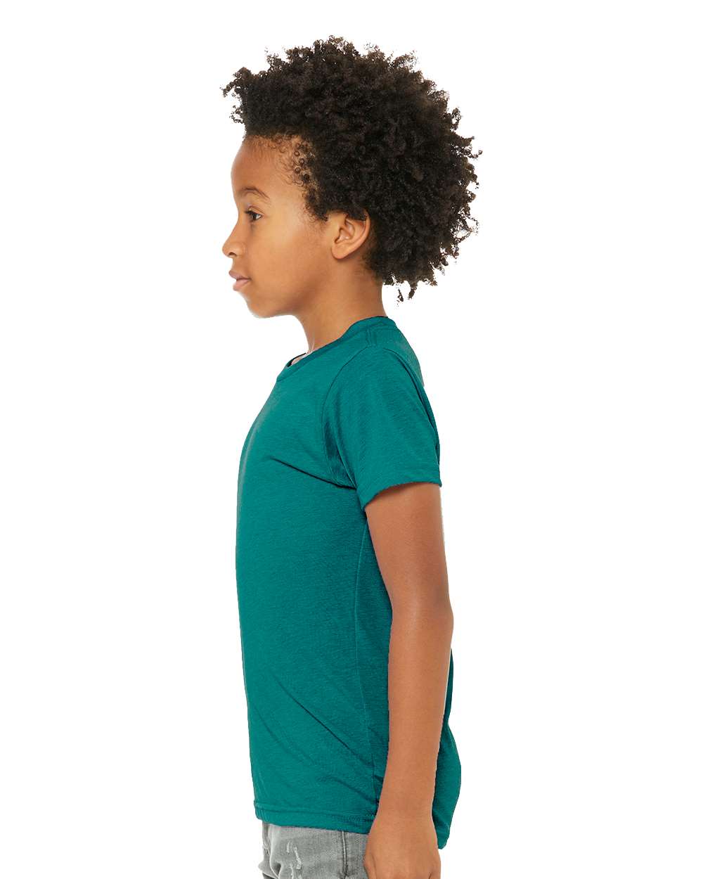 Teal Triblend - Model Side 