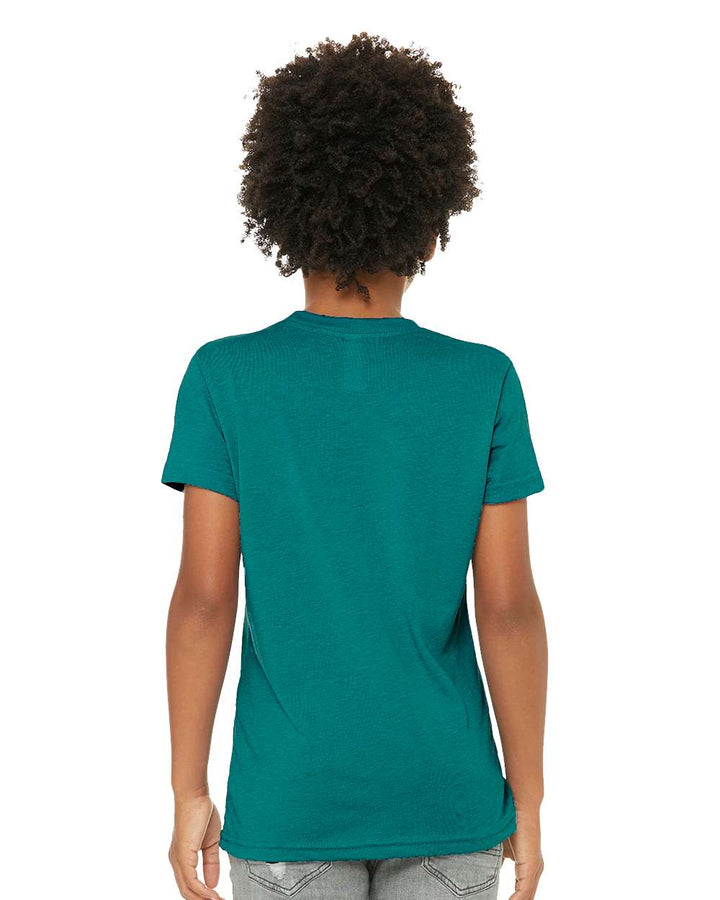Teal Triblend - Model Back 