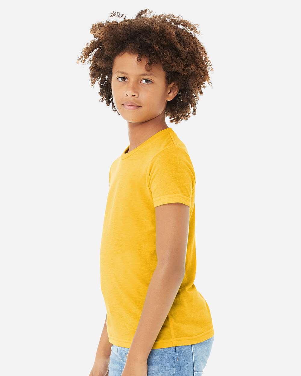 Yellow Gold Triblend - Model Side 