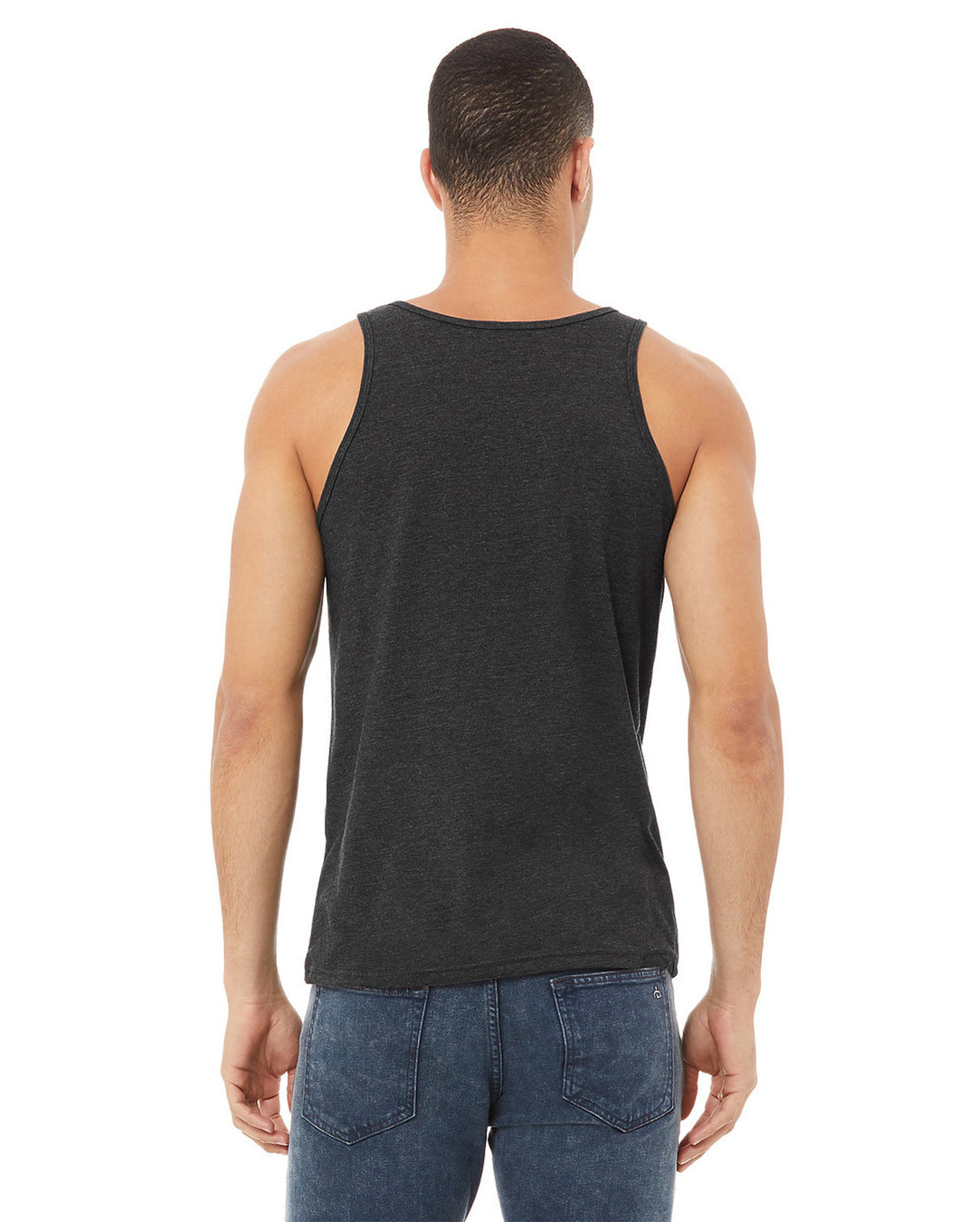 Dark Grey Heather - Back 