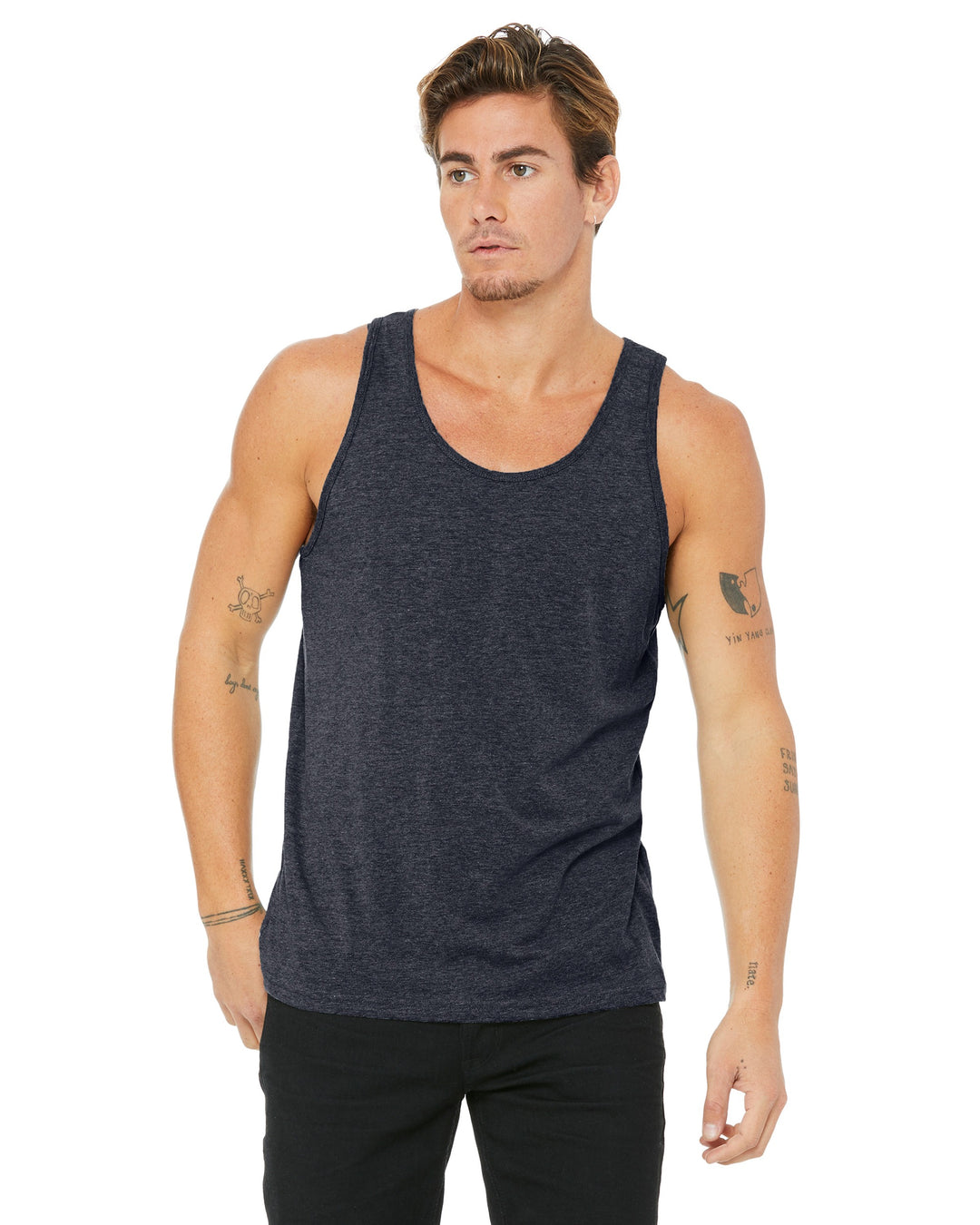 Heather Navy 