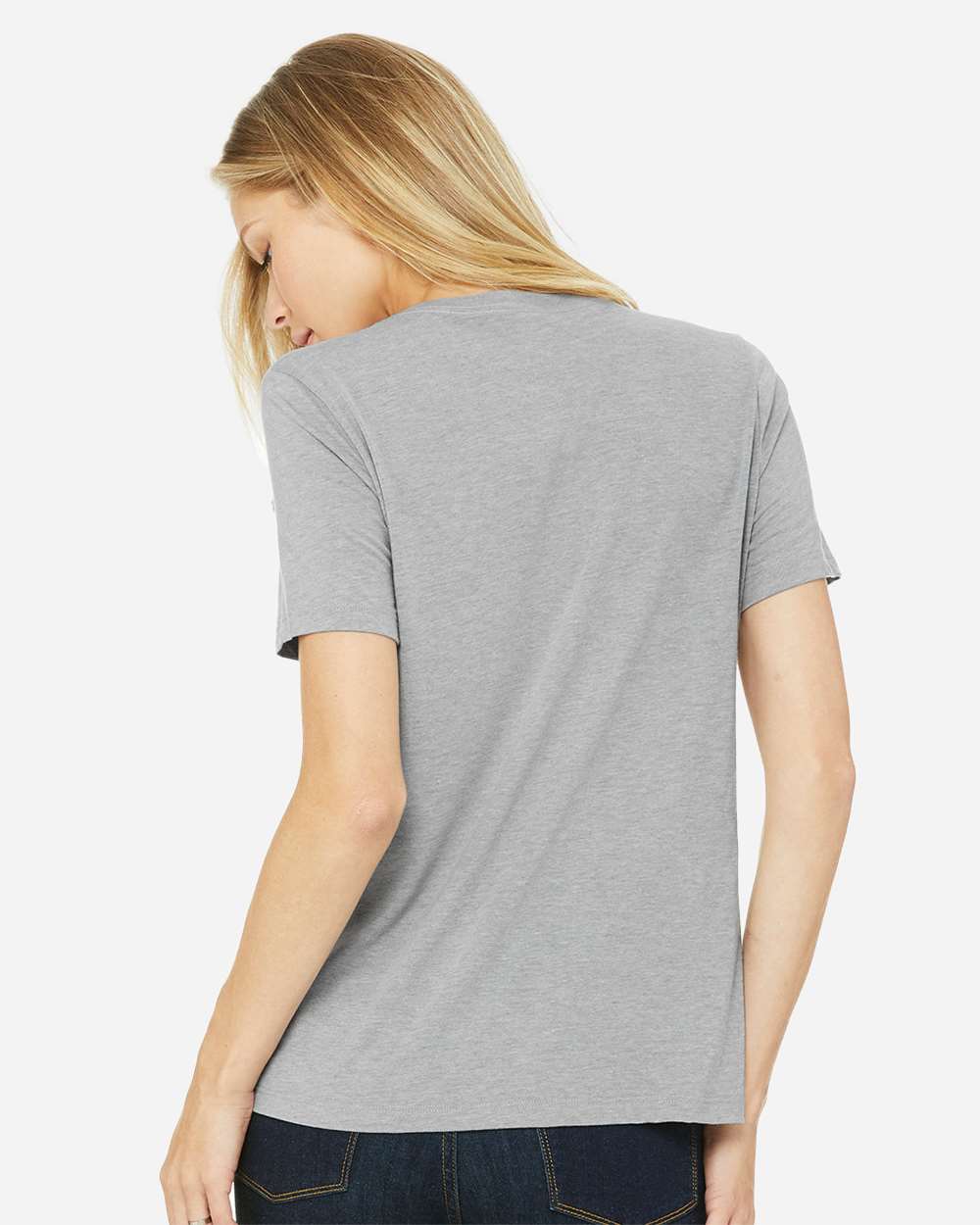 Athletic Grey Triblend - Model Back 
