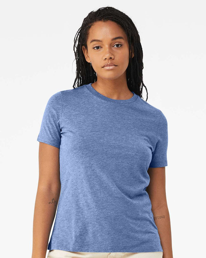 Blue Triblend - Model Front 