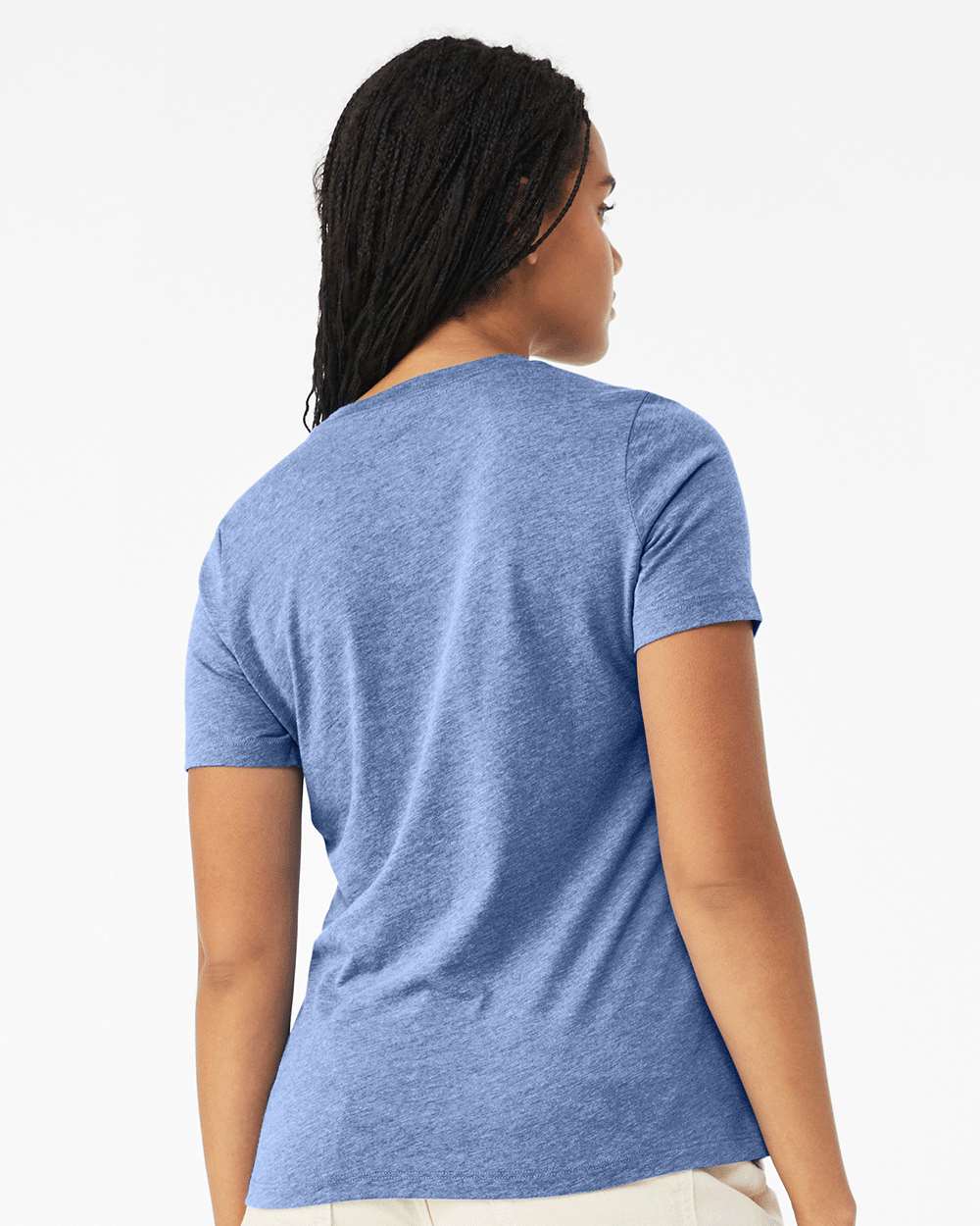 Blue Triblend - Model Back 