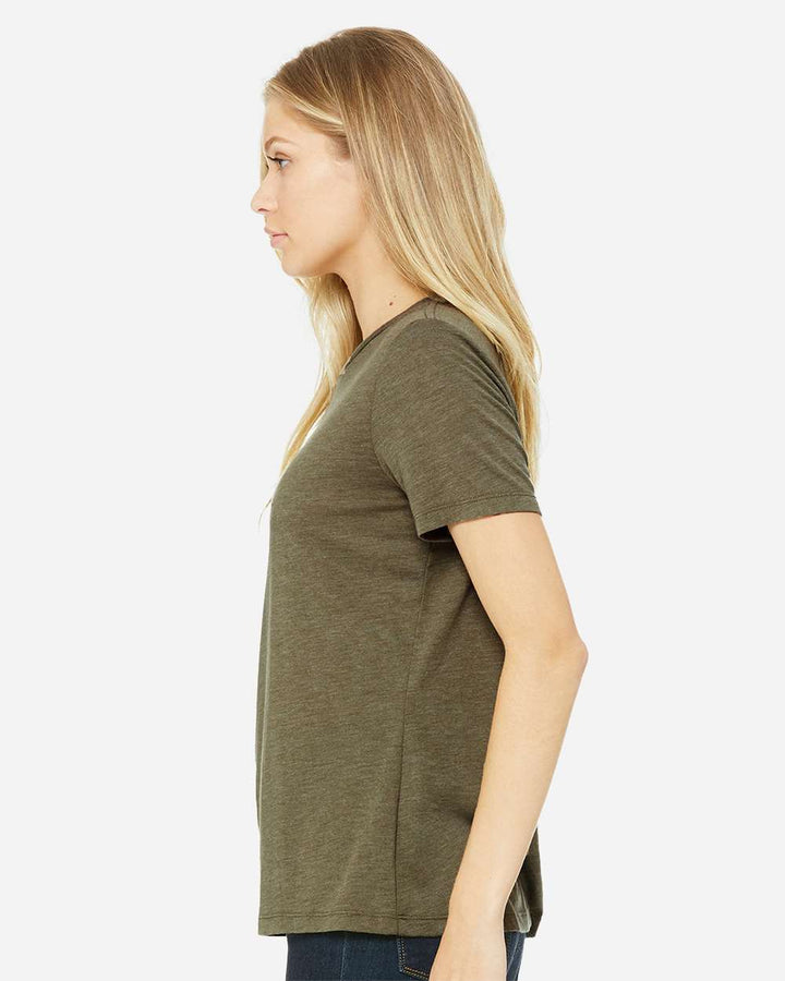 Olive Triblend - Model Side 