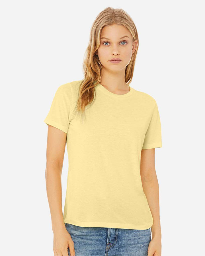 Pale Yellow Triblend - Model Front 