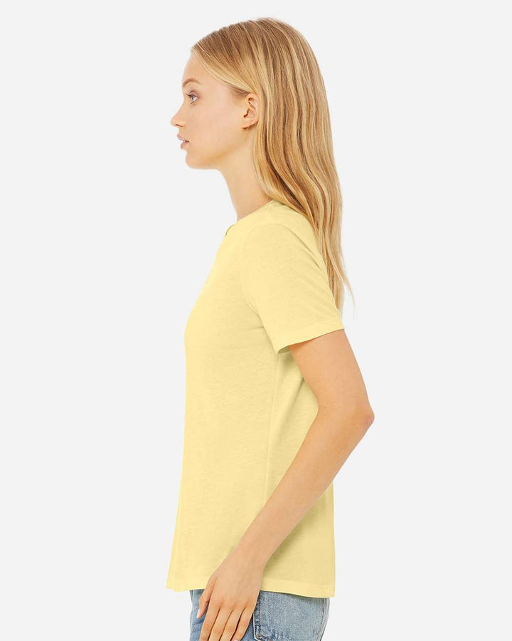 Pale Yellow Triblend - Model Side 