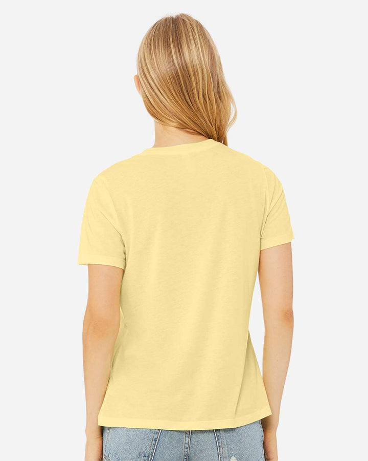 Pale Yellow Triblend - Model Back 