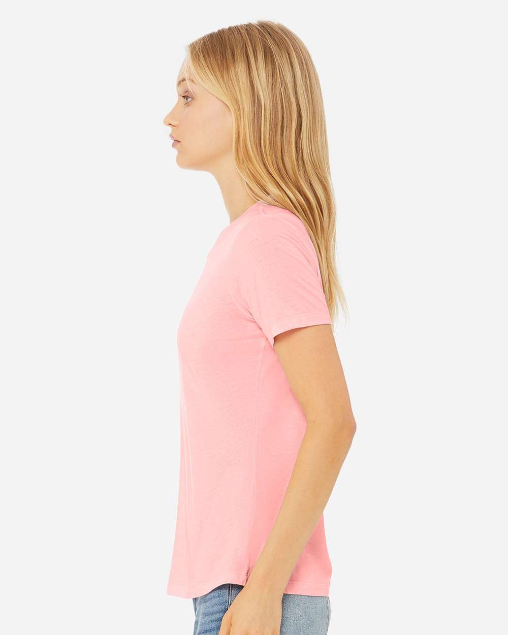 Pink Triblend - Model Side 