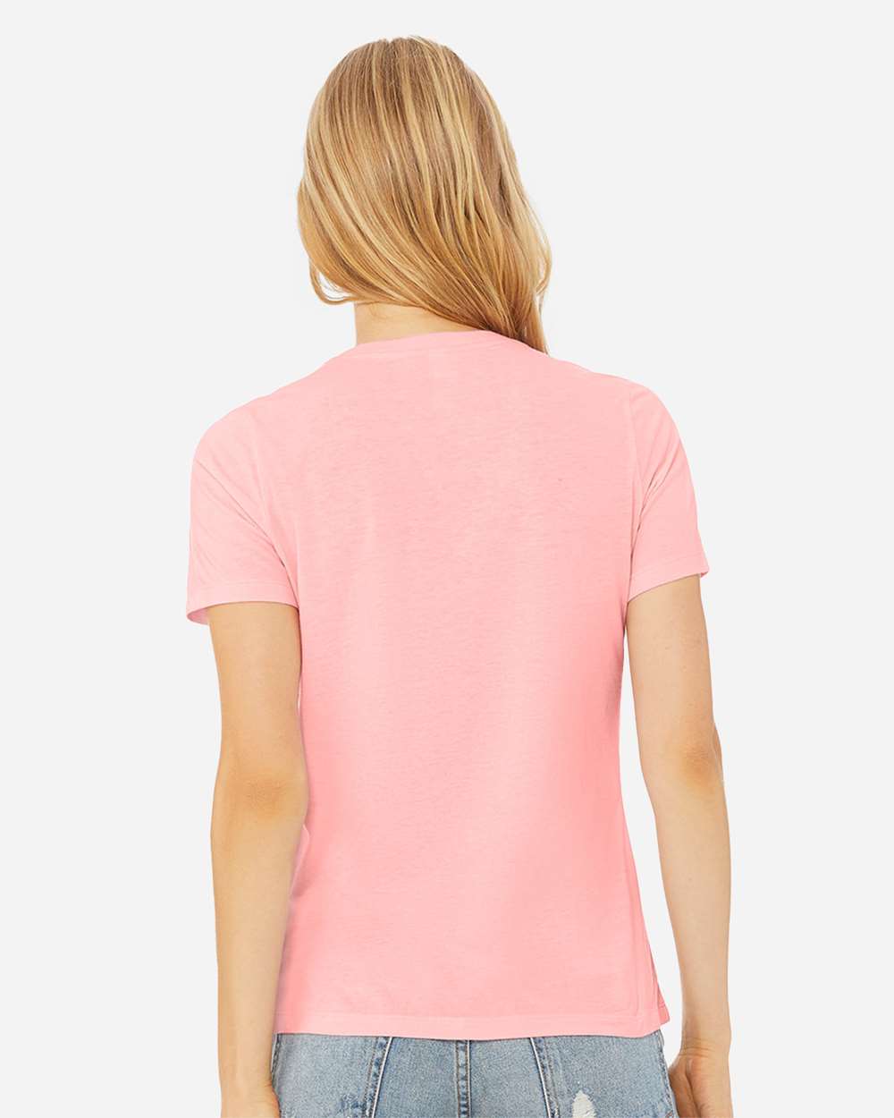 Pink Triblend - Model Back 