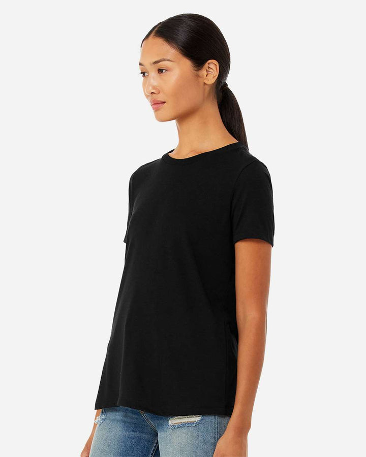 Solid Black Triblend - Model Side 