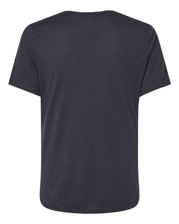 Solid Dark Grey Triblend - Back 