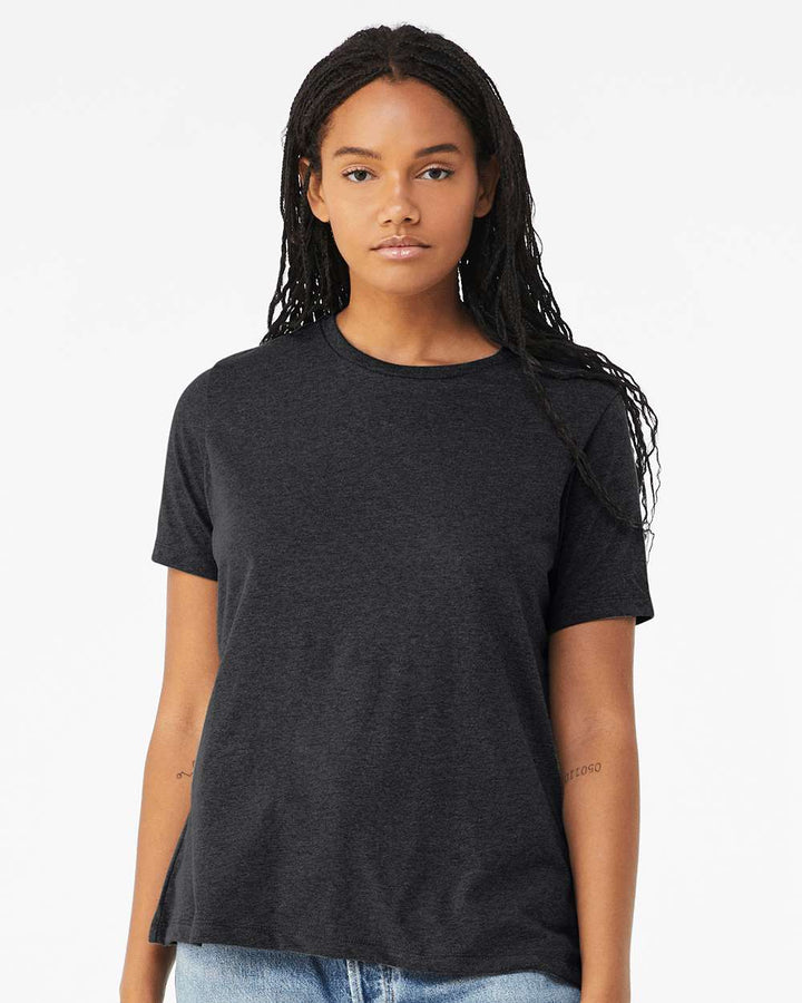 Solid Dark Grey Triblend - Model Front 