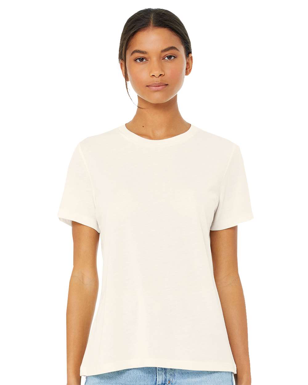 Solid Natural Triblend - Model Front 