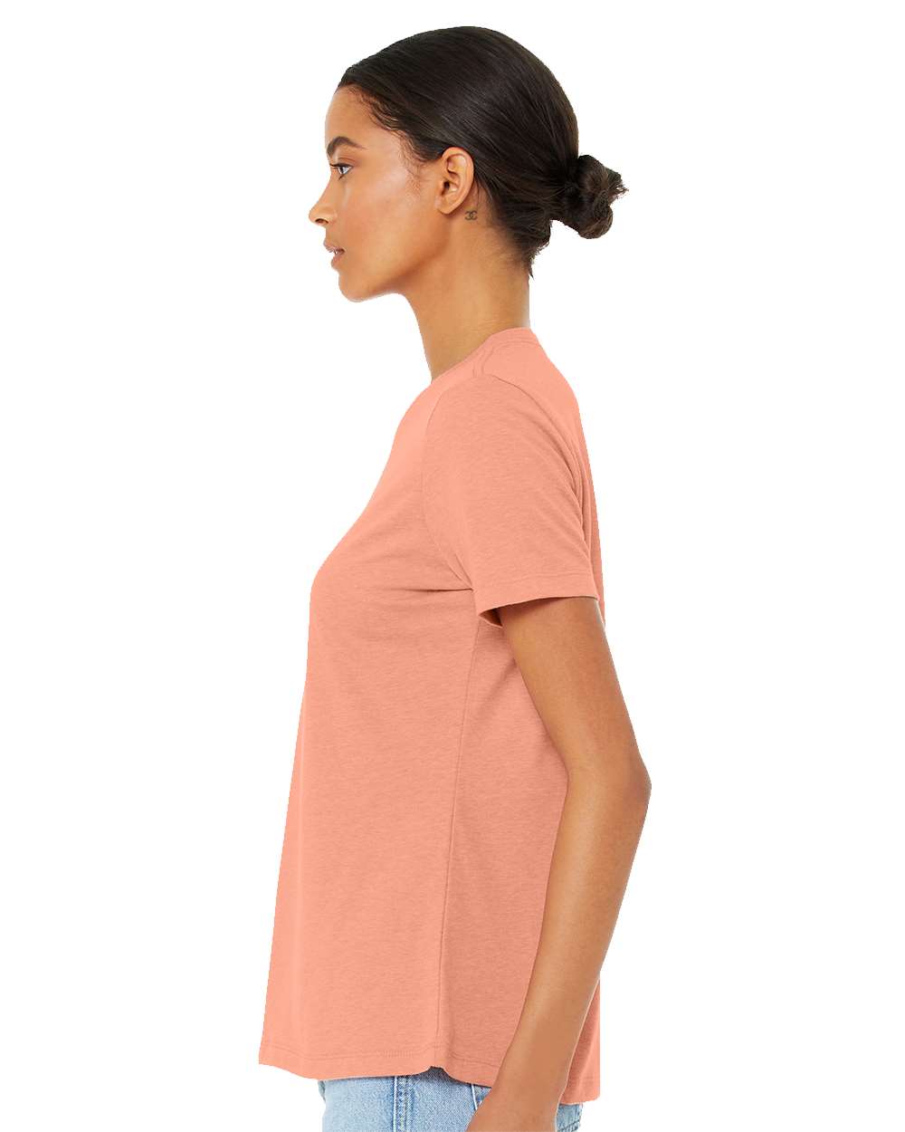 Sunset Triblend - Model Side 
