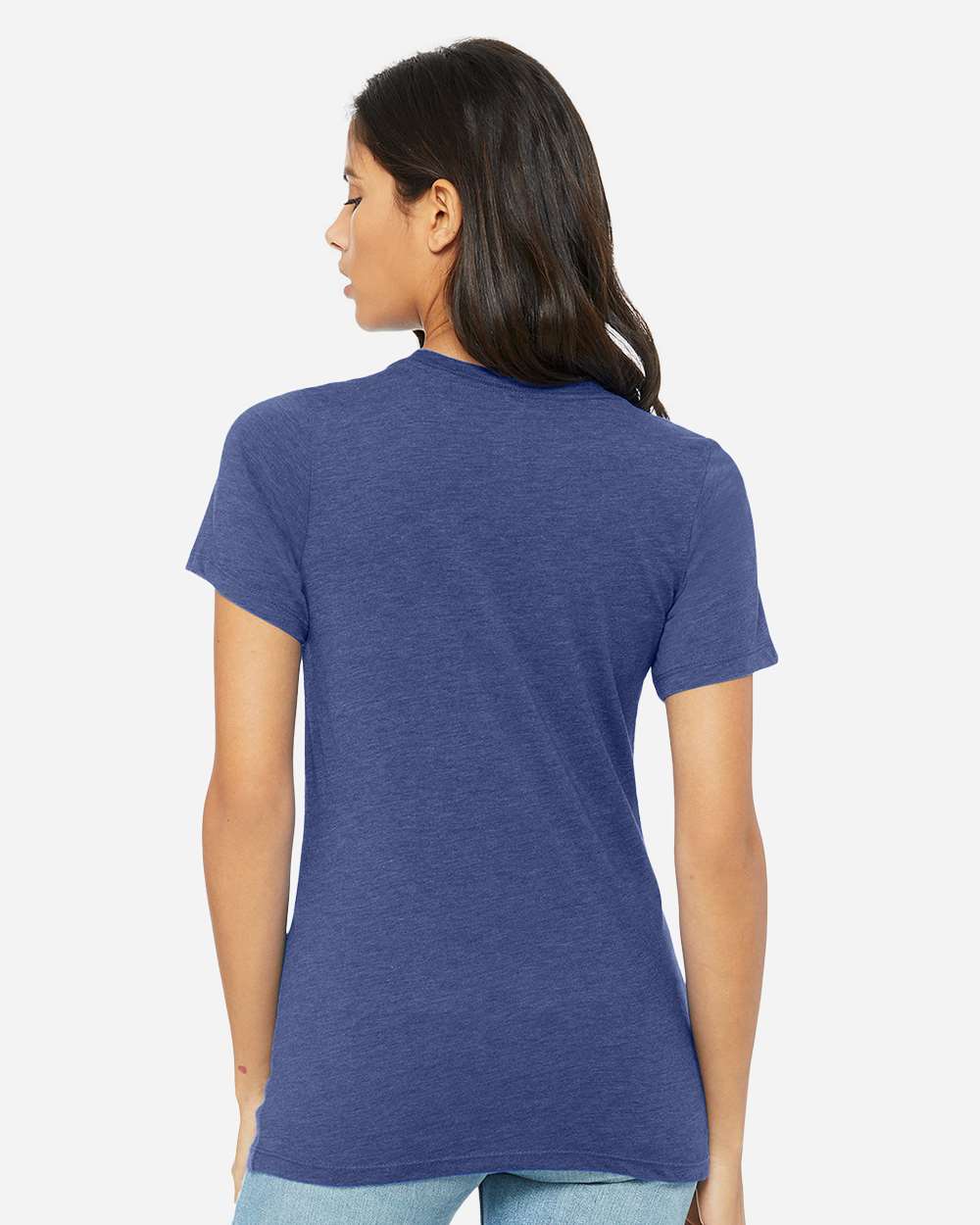 True Royal Triblend - Model Back 