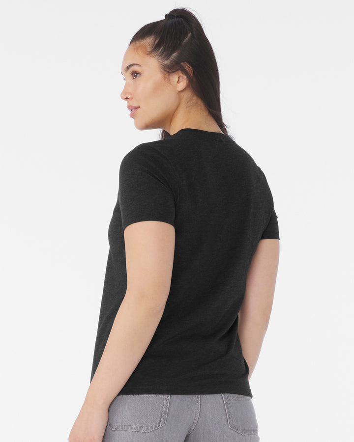 Charcoal Black Triblend - Back 