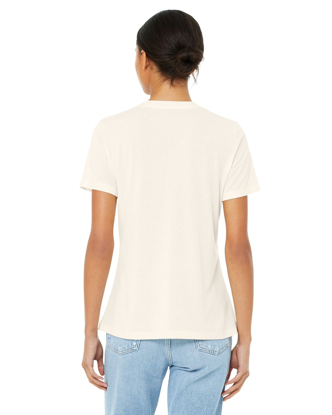 Solid Natural Triblend - Back 
