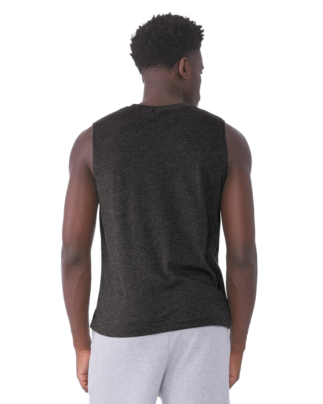 Dark Grey Heather - Back 